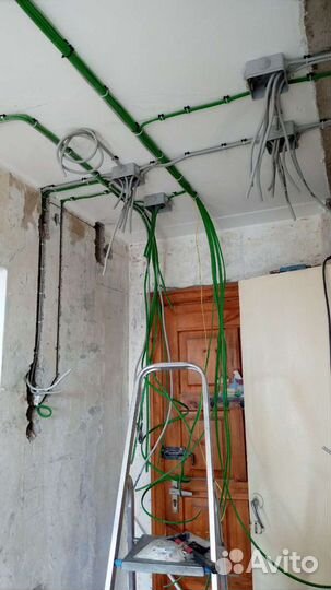 Электрика (электромонтажные работы) слаботочка