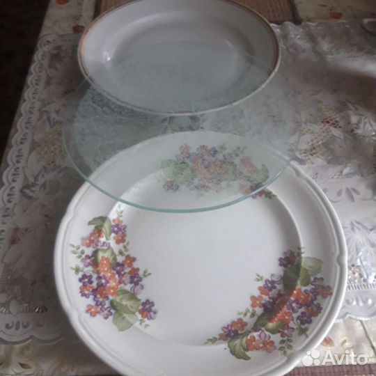 Блюдо и салатник