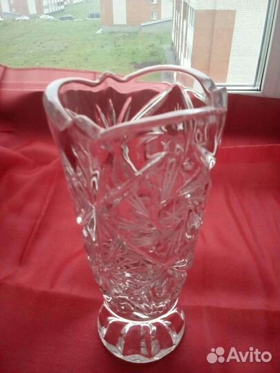 Ваза, салатники хрустальные