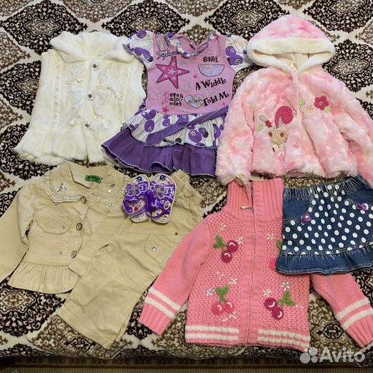 Пакет вещей для девочки от 0–1,5 лет