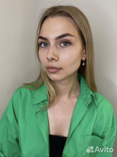 Окрашивание бровей, ламинирование бровей и ресниц