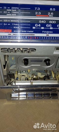 Магнитофон кассетный sharp GF5454