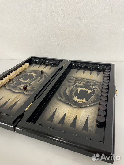 Нарды резные ручной работы 25х50