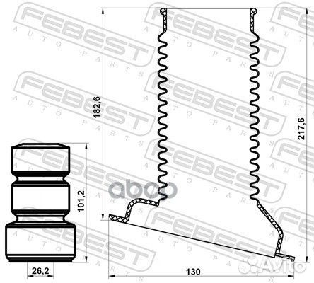 Пыльник передн амортизатора с отбойником компле