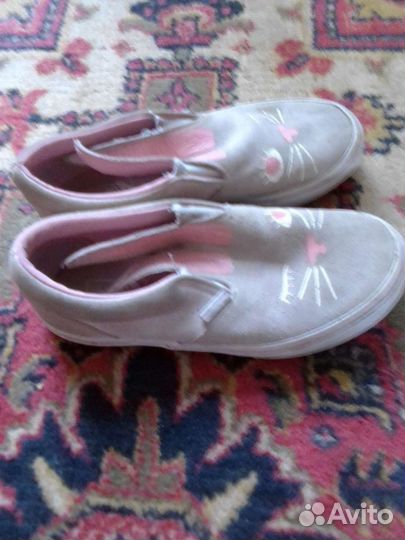 Слипоны для девочки, Vans 35