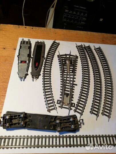 Рельсы и стрелка 12 мм. Игрушка - ж/д 