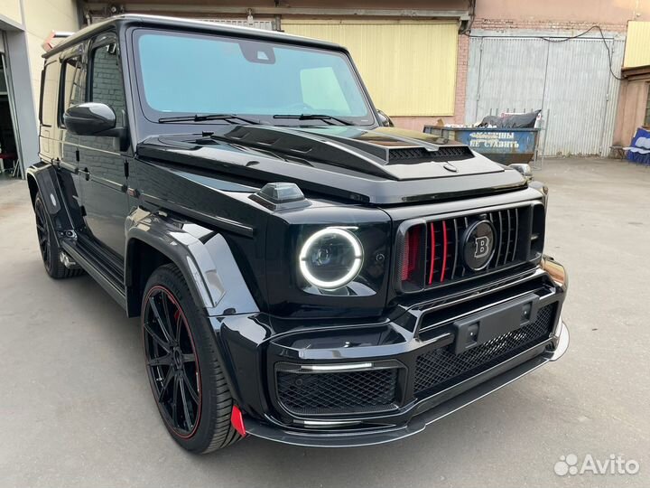 Губа карбон на Mercedes Brabus G63