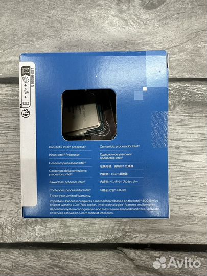 Процессор Intel core i5 12600KF BOX