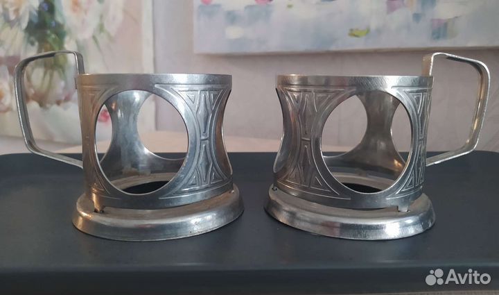 Подстаканники СССР, нерж