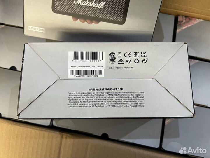 Marshall Emberton Black Колонка