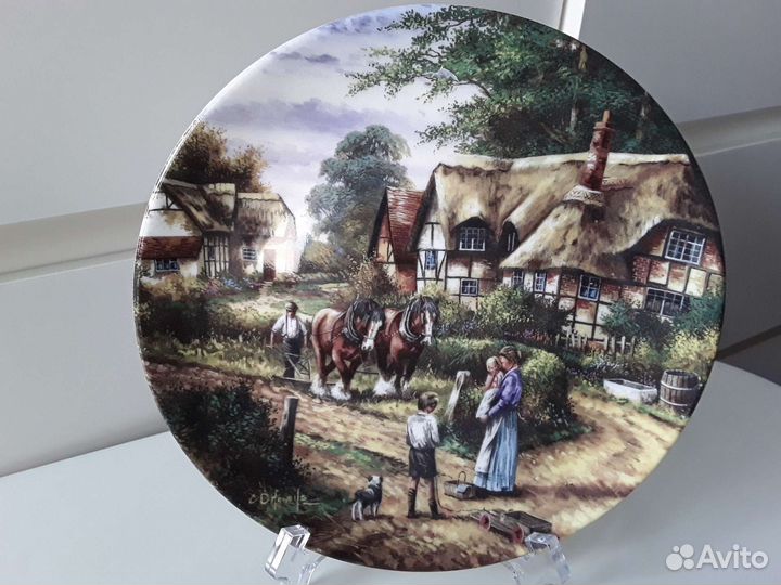 Тарелка декоративная англия