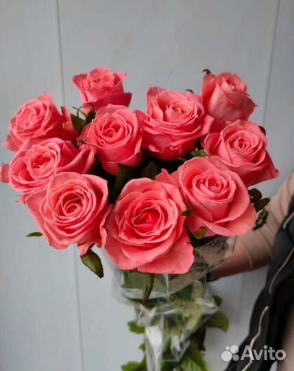 Цветы розы букет