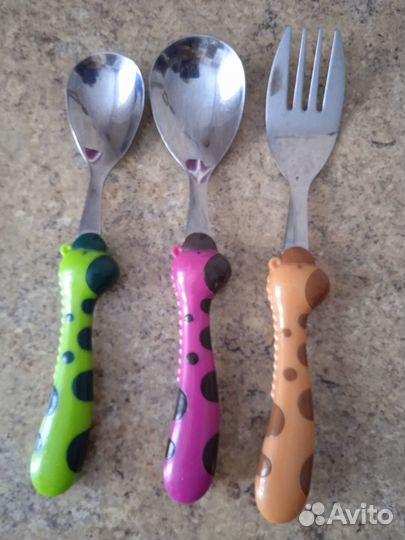 Детские ложки и вилка