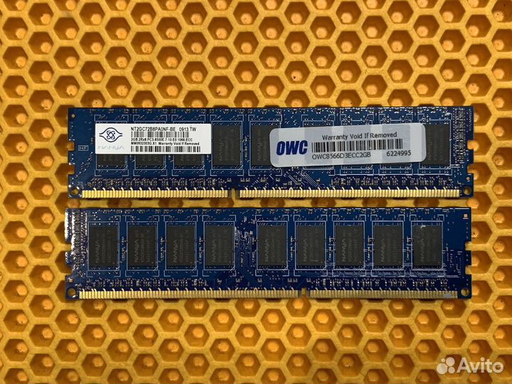 Оперативная память 2GB DDR3 ECC 1066MHz Nanya