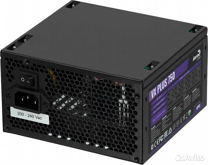 Новый Блок питания Aerocool VX plus 750W