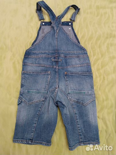 Джинсовый комбинезон для девочки 128