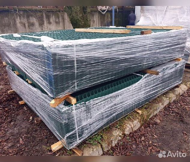 Забор сетка 3д