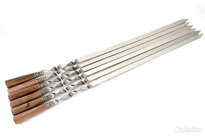 Набор шампуров для люля - кебаб Орех 69см