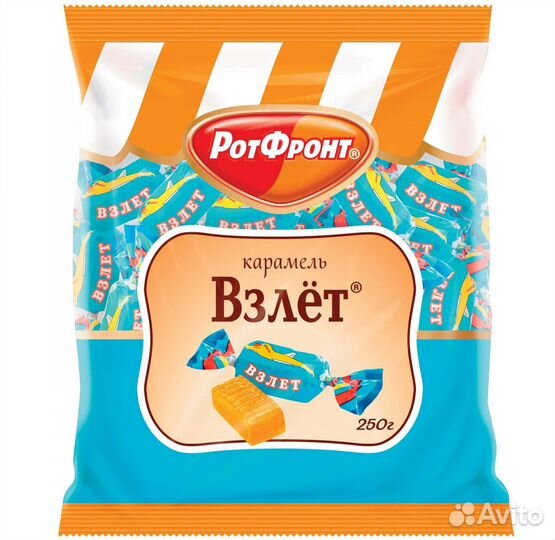 Конфеты Карамель Взлёт 250г Рот Фронт