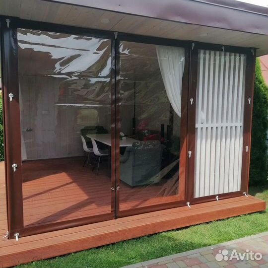 Гибкие и мягкие окна для веранды