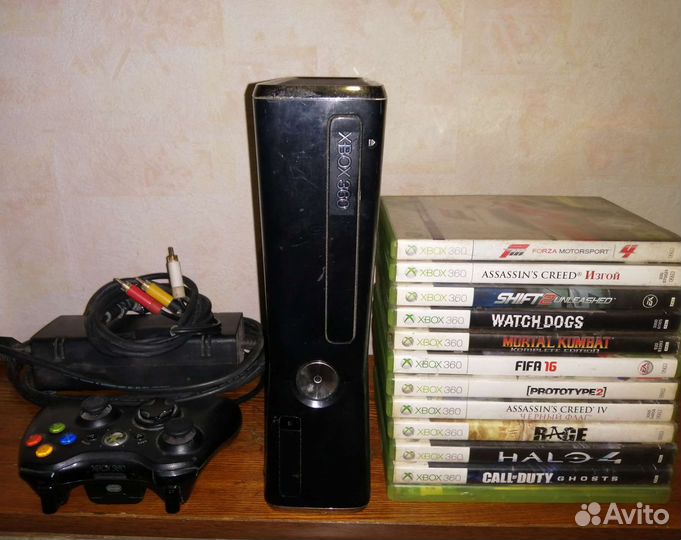 Xbox 360 slim (не прошитый)