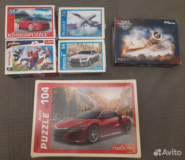 Пазлы в ассортименте