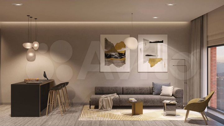 Квартира-студия, 40 м², 14/19 эт.