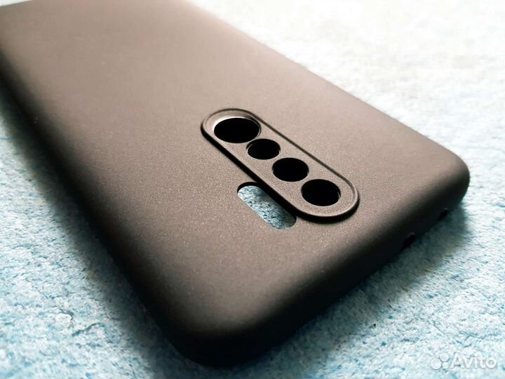 Чехол (клип-кейс) для Xiaomi Redmi 9 (чёрный)