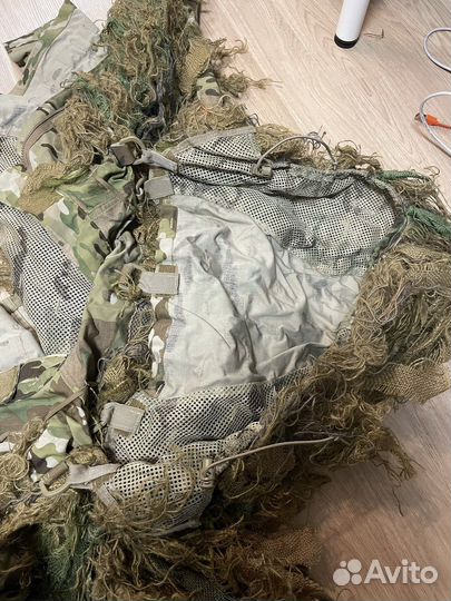 Маскировочный костюм (гилли), краски для ткани