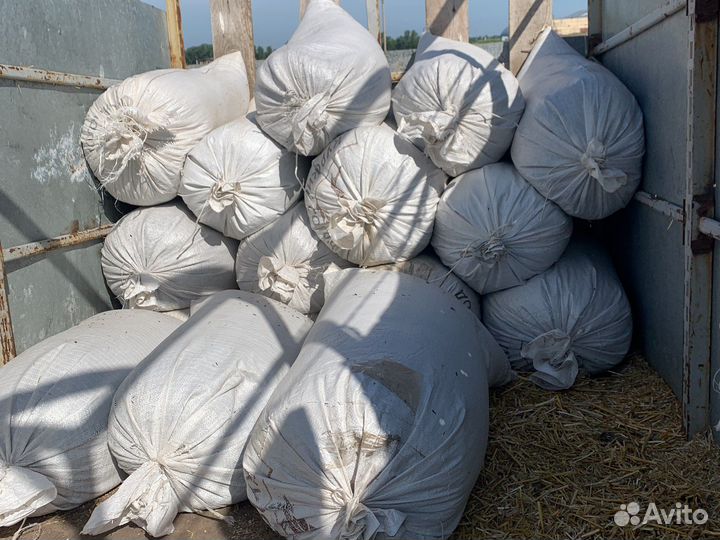 Лузга (шелуха)подсолнечника в мешках