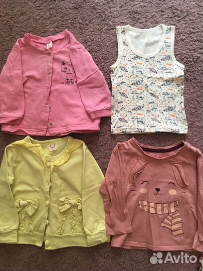 Пакет вещей на девочку 80-92