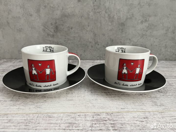 Новый кофейный набор фарфор