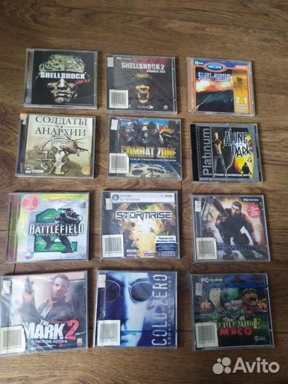 Лицензионные новые PC Шутеры, военные, диски 1С, А