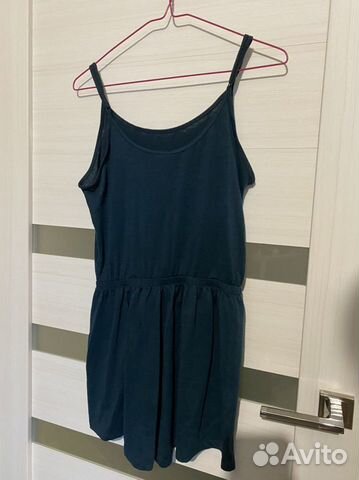 Зеленый/ изумрудный комбез h&m