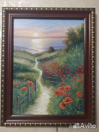 Картина маслом на холсте пейзаж