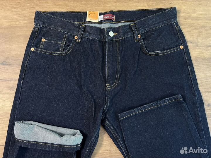 Levis 501 индиго хлопок