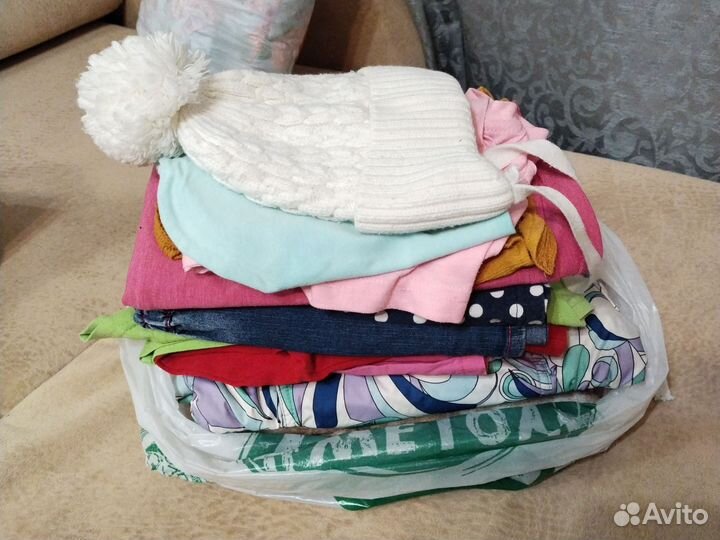 Пакет одежды на девочку 4-5лет