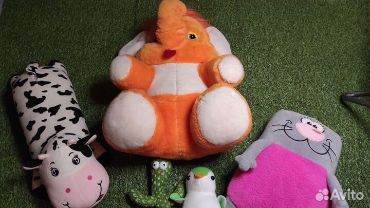 Мягкие игрушки пакетом игрушки-подушки