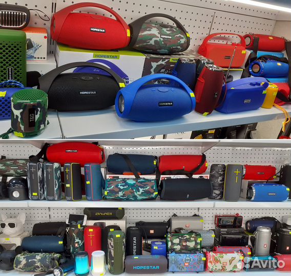 Портативные колонки / новые / большие и маленькие