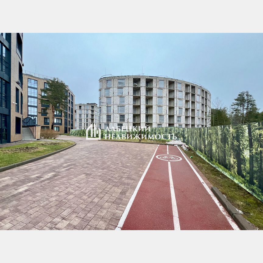 1-к. апартаменты, 43,3 м², 1/6 эт.
