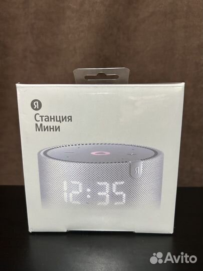 Умная колонка алиса станция мини с часами