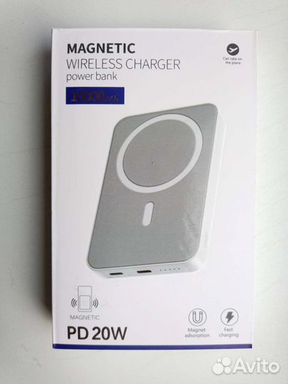 Повербанк с беспроводной зарядкой