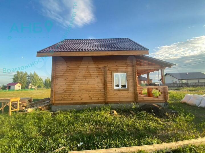 Коттедж 72 м² на участке 10 сот.