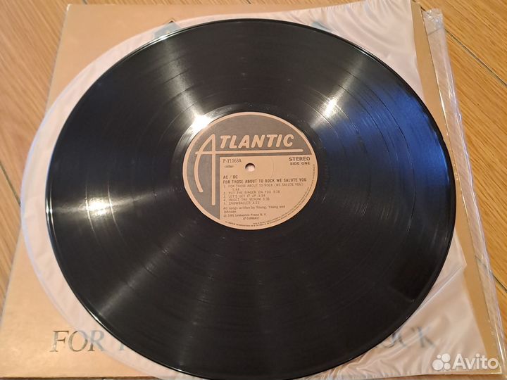 AC DC, FOR those about TO rock solute YOU LP JAP