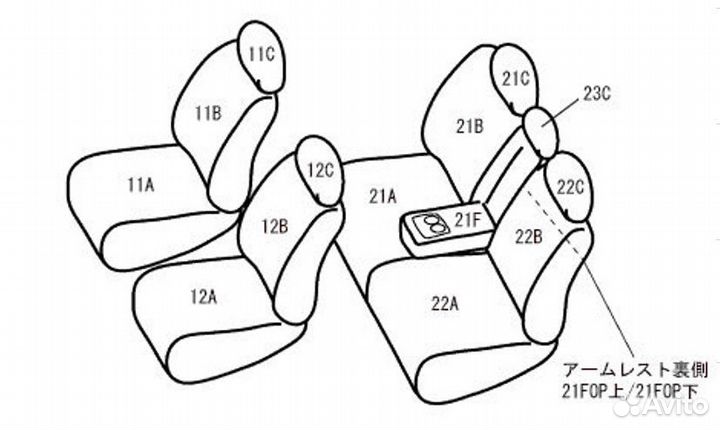 Чехлы Kamatto Soft Toyota Land Cruiser Prado 150
