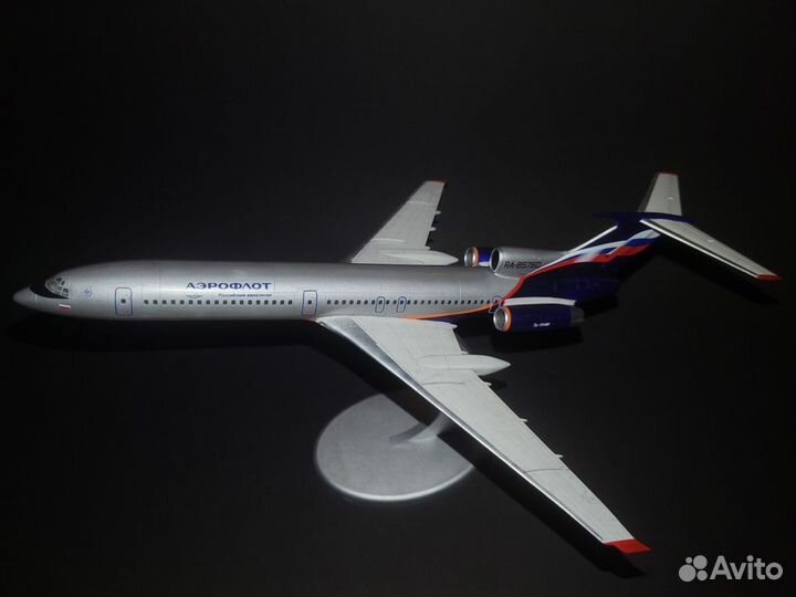 Модель самолёта Ту 134 убл, Ту 154М 1: 144
