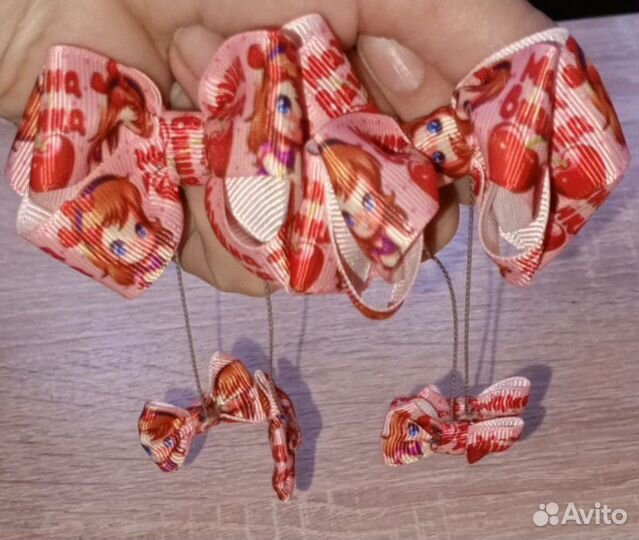 Бантики для волос ручной работы