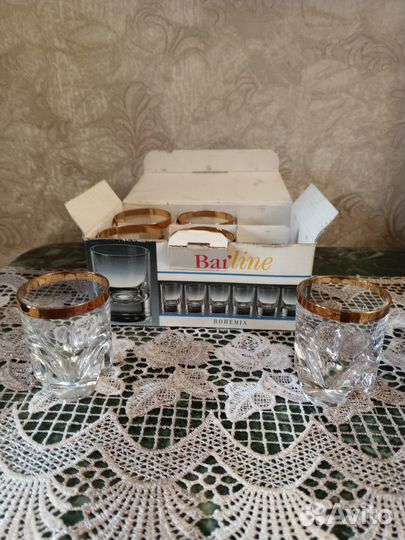 Набор стопок Богемия/ Богемское стекло