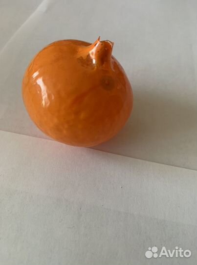 Елочные игрушки СССР мандарин