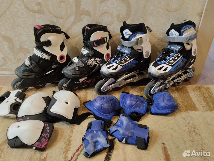 Детские ролики и защита